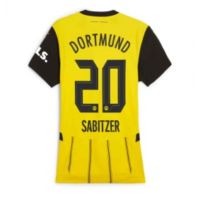 Borussia Dortmund Marcel Sabitzer #20 Hemmakläder Dam 2024-25 Kortärmad